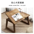 【LEZUN/樂尊】日式實木小書桌飄窗桌 60*35*31cm(床上折疊懶人桌 電腦桌 和室桌)