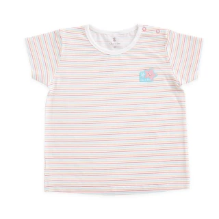 【奇哥官方旗艦】Chic a Bon 夢幻海洋條紋側開衫/T恤-冰紗(10歲)
