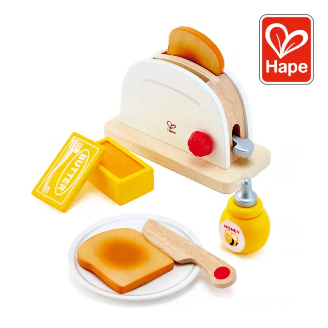 【Hape】烤吐司麵包機(木製玩具/木頭玩具/彌月禮/生日禮)