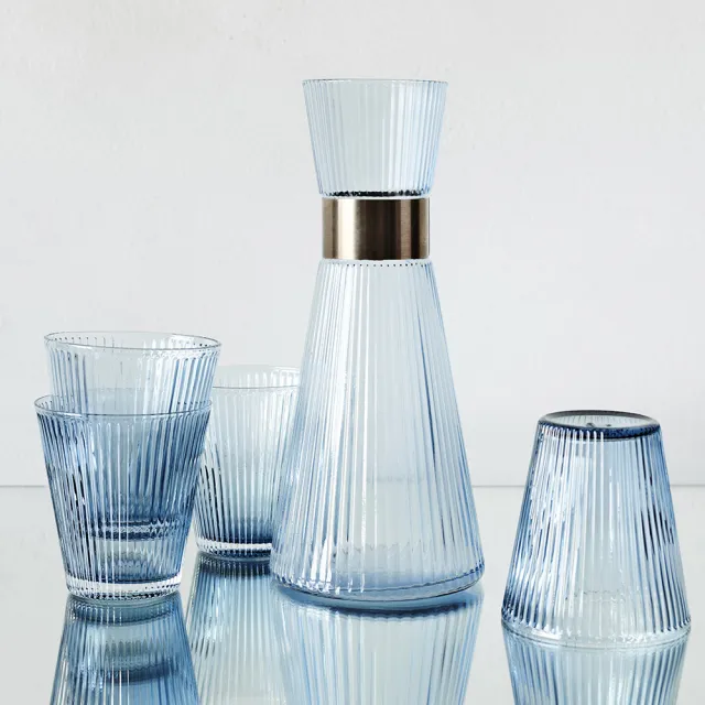 【北歐櫥窗】Rosendahl Grand Cru 摺紋玻璃水瓶