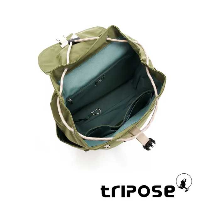 【tripose】MEMENTO微皺尼龍輕量後背包-大(抹茶綠)