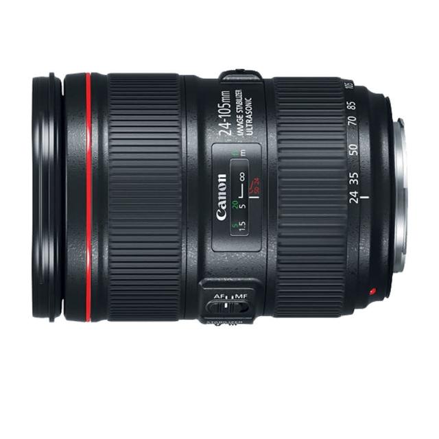 Canon 佳能 EF 24-105mm f/4L IS II USM 標準變焦鏡頭，擁有 24-105mm 焦距範圍與恆定 f/4 光圈，提供廣角至中望遠視角（84° - 23°20'），適合風景、人像及日常拍攝。配備 4 片非球面鏡片與 10 片光圈葉片，確保優異畫質與柔美背景虛化。內建 IS II 影像穩定器，提升低光拍攝穩定性；環形 USM 超聲波馬達實現快速安靜對焦，放大倍率達 0.24x。鏡身約 118 x 83.5 mm、795g 輕巧設計，77mm 濾鏡尺寸，平行輸入來源，享有 12 個月保固。完美適用 Canon EF 接環單眼相機，是專業攝影師的理想選擇。