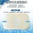 【LooCa】藍鯨仿生超透氣乳膠枕頭(1入)