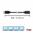 【ZIYA】PS5 / XBOX SERIES / SWITCH 副廠 USB Cable Type-C 公對母 延長線(闇黑款 100cm)
