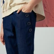 【JIN HWA 今譁】時尚剪裁復古造型釦牛仔褲R6221(時尚 剪裁 復古 造型釦 牛仔褲)