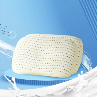 【LooCa】藍鯨仿生超透氣乳膠枕頭(2入)