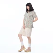 【JEEP】女裝 工裝風格五分口袋短褲(米白)