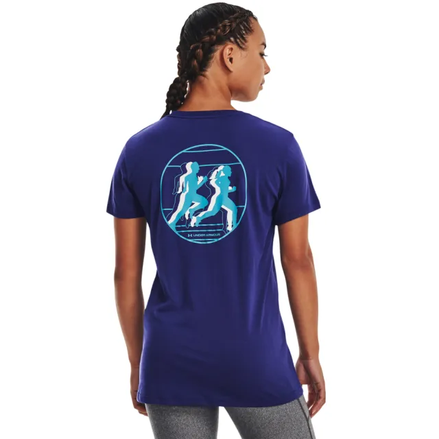 【UNDER ARMOUR】UA 女 Training Graphics短T-Shirt _1376749-468(紫) - momo購物網 ...