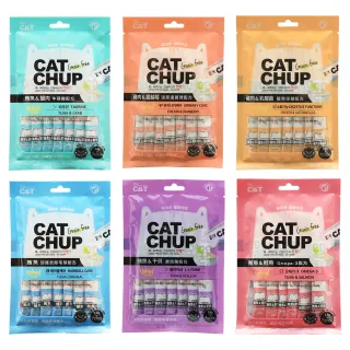 【喵洽普】機能貓咪肉泥14gX7條-12包組(貓肉泥、貓零食、貓點心)