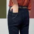【JIN HWA 今譁】黑色復古金蔥繡線設計緊身牛仔褲R6661(復古 金蔥繡線設計 緊身 牛仔褲)