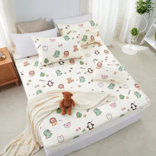 【DUYAN 竹漾】Cool-Fi 瞬間涼感6D冰涼墊 / 動物野餐(加大)