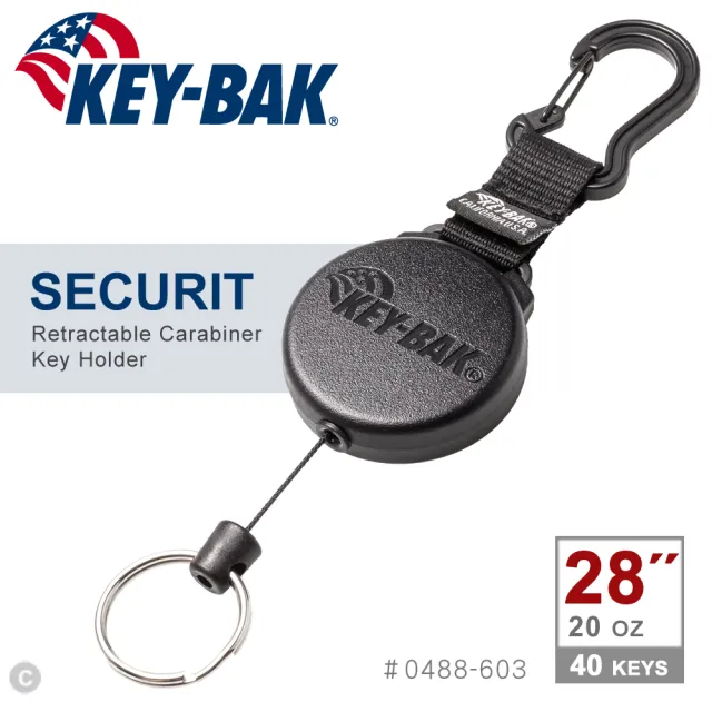 【WCC】KEY-BAK SECURIT 28”極度負重伸縮鑰匙圈(#0488-603)