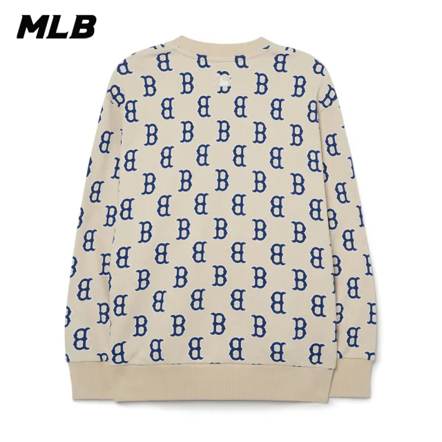 【MLB】長袖大學T MONOGRAM系列 波士頓紅襪隊(3AMTM0231-43BGL)