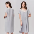 【La Felino 羅絲美】優雅樂章短袖洋裝睡衣(11109)