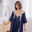 【La Felino 羅絲美】魅力魔女綁帶式外罩衫(璀璨藍)