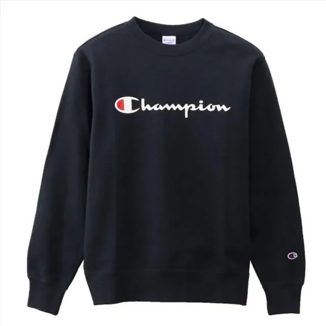 【Champion】官方直營-Basic草寫Logo長袖大學Tee-男(多色)