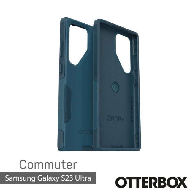 【OtterBox】Samsung Galaxy S23 Ultra 6.8吋 Commuter通勤者系列保護殼(藍色)