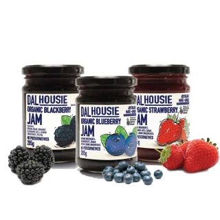 【DALHousie】有機果醬-草莓/藍莓/黑莓(口味任選1入285g/罐)
