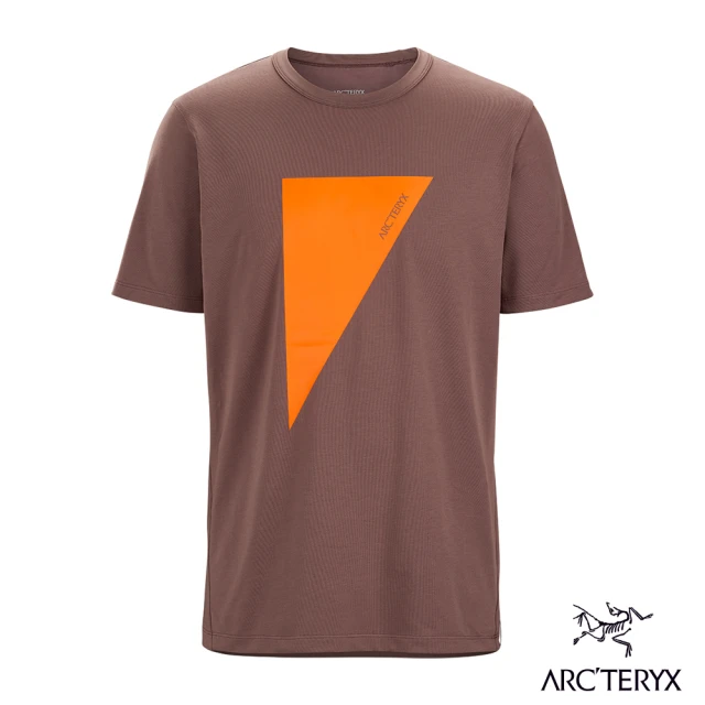 【Arcteryx 始祖鳥】男 Captive Logo 短袖圓領衫(柔紫)