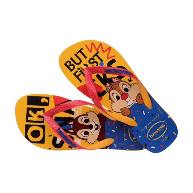 【havaianas 哈瓦仕】拖鞋 男鞋 女鞋 夾腳拖 Disney Stylish 橘色 4123500-1740U(哈瓦士)