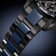 【CITIZEN 星辰】GENTS 限定款湛藍星空光動能電波鈦金屬計時男錶-藍x黑/42mm(AT8187-75E)