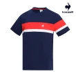 【LE COQ SPORTIF 公雞】法式經典短袖T恤 男-4色-LWR21305