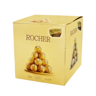 【美式賣場】費列羅 金莎巧克力3粒裝1盒組情人節禮物(37.5g*16條)