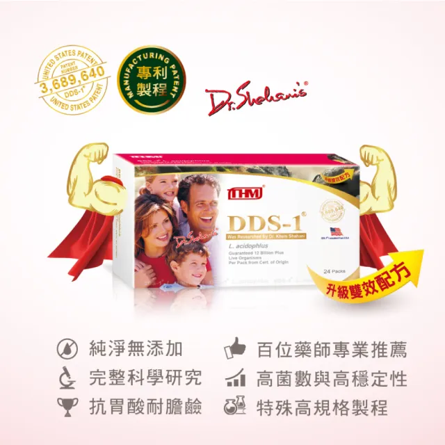 【DDS-1】原味專利製程乳酸菌 1盒組(24包/盒)