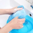 【CITY STAR】日本搓澡巾洗澡巾長條強力去角質搓背巾2色2入(蜜桃粉/天空藍)