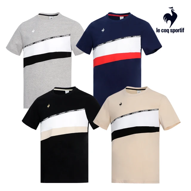 【LE COQ SPORTIF 公雞】法式經典短袖T恤 男-4色-LWR21212