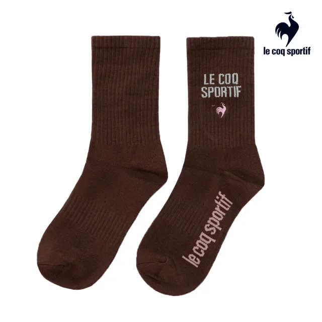 【LE COQ SPORTIF 公雞】中筒襪/運動襪/休閒襪 男女-4色-LWR03203