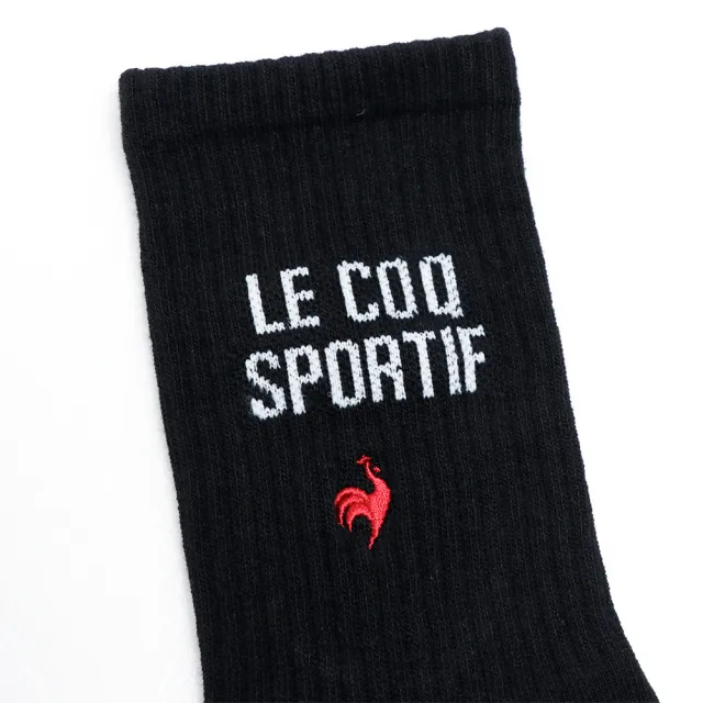 【LE COQ SPORTIF 公雞】中筒襪/運動襪/休閒襪 男女-4色-LWR03203