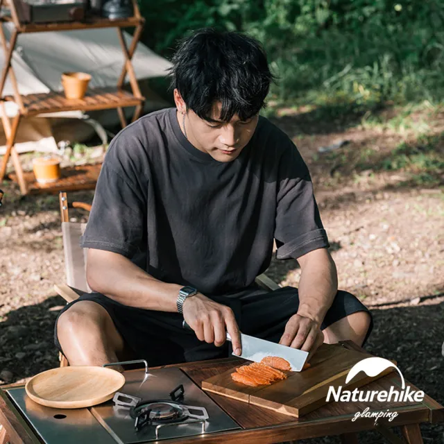 【Naturehike】食神磁性砧板菜刀套組 磨刀器款 CJ005(台灣總代理公司貨)