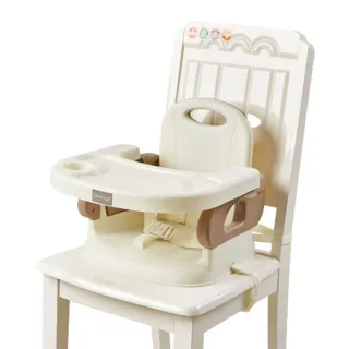 【BABY MORE】德國Gromast 寶寶輕便摺疊餐椅(寶寶餐椅 學習餐椅 兒童椅 吃飯椅 學習椅 出國 野餐)