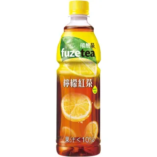 福利品/即期品【fuze tea 飛想茶】檸檬紅茶 寶特瓶580ml(24入/箱)