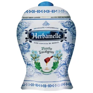 【咖樂迪咖啡農場】Herbamelle 清涼薄荷蜂蜜風味糖(100g/1袋)