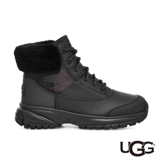 【UGG】女鞋/女靴/靴子/雪靴  Yose Fluff V2(黑色-UG1130901BLK)