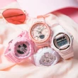 【CASIO 卡西歐】BABY-G 運動雙顯手錶-柔粉色(BA-110-4A1)