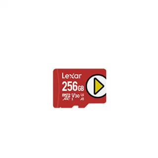 【Lexar 雷克沙】PLAY microSDXC UHS-I U3 V30 256GB記憶卡