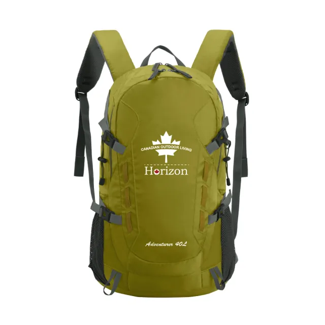 【Horizon 天際線】終極版 冒險家登山後背包 Adventurer 40L(腰扣、胸扣、防雨罩、側袋)