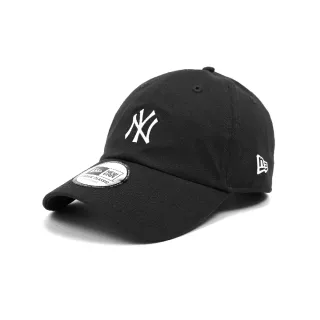 【NEW ERA】棒球帽 Casual Classic MLB 紐約 洋基 老帽 黑 白 NY 男女款 經典款(NE12712410)