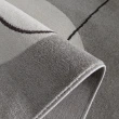 【山德力】北歐抽象線條地毯160x230寧靜(灰駝色、機織短毛)
