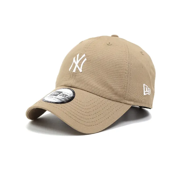 NEW ERA】棒球帽Casual Classic MLB 紐約洋基老帽奶茶白NY 男女款帽子 