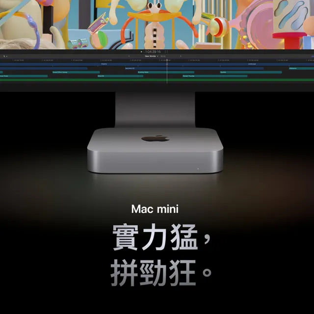 Apple】Mac mini M2 Pro晶片10核心CPU 與16核心GPU 16G/512G SSD