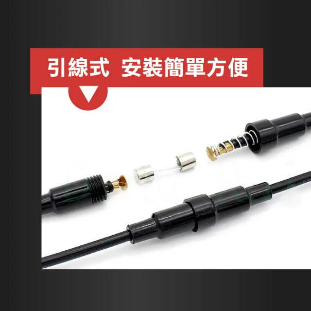 【kurumapop】管型保險絲座-附保險絲 多款可選(5*20保險管座/玻璃管座/取電器座)