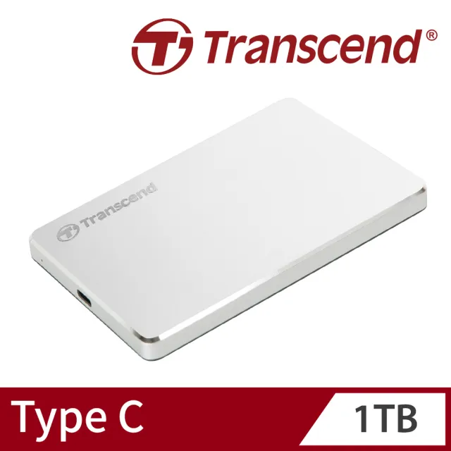 【Transcend 創見】StoreJet 25C3S 1TB Type-C 2.5吋行動硬碟(TS1TSJ25C3S)