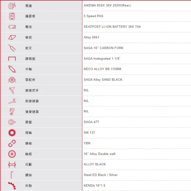 【HASA】SEF16電助小折(電動助力/輔助車)