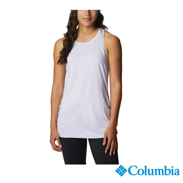 【Columbia 哥倫比亞 官方旗艦】女款-Leslie Falls™UPF50快排背心-黑色(UAR49950BK)