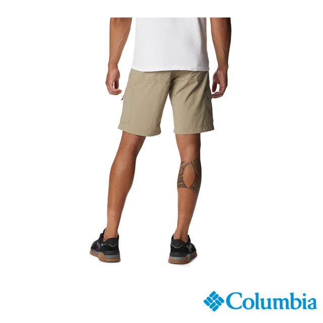 【Columbia 哥倫比亞 官方旗艦】男款-Silver Ridge™超防曬UPF50快排短褲-卡其(UAE57630KI)