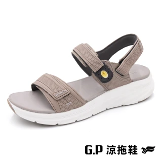 【G.P】女款輕羽緩震紓壓磁扣涼鞋G3836W-奶茶色(SIZE:36-39 共三色)